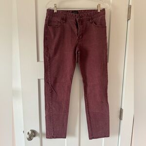 Burgundy Men’s Urban Outfitters CPO Provisions 30-30 chino pants
